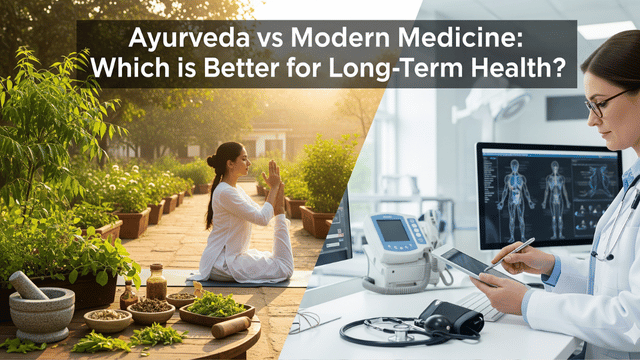 Read more about the article Ayurveda vs Modern Medicine: Which is Better for Long-Term Health?