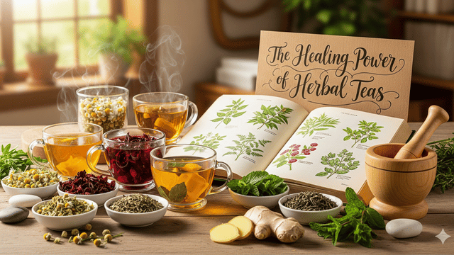 Read more about the article The Healing Power of Herbal Teas: Benefits, Preparation & Everyday Uses
